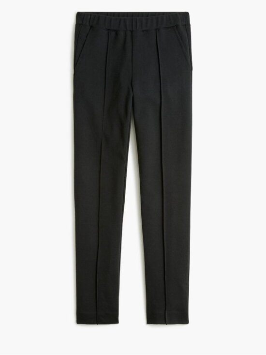 J. Crew Pants - J. Crew Pintuck Sweatpants Black Pull On Pants Pockets